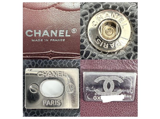 Borsa a tracolla Chanel Matelassé 23 Nero Bianco - vista 6