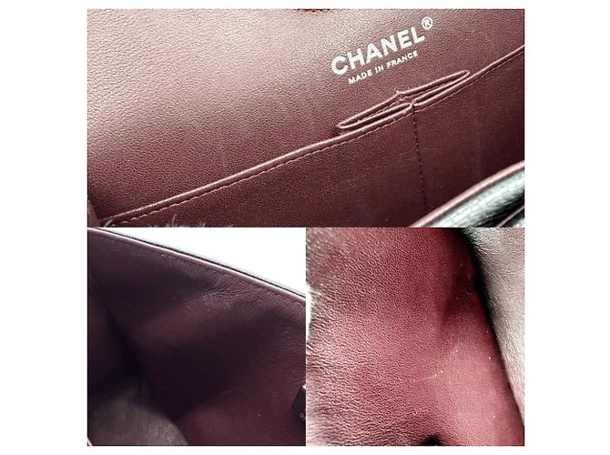 Borsa a tracolla Chanel Matelassé 23 Nero Bianco - vista 8