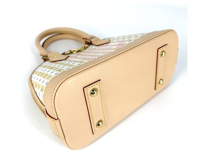 Borsa Louis Vuitton Women's Resort Alma BB Bianco Beige Monogramma - vista 3