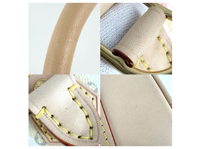 Borsa Louis Vuitton Women's Resort Alma BB Bianco Beige Monogramma - vista 7