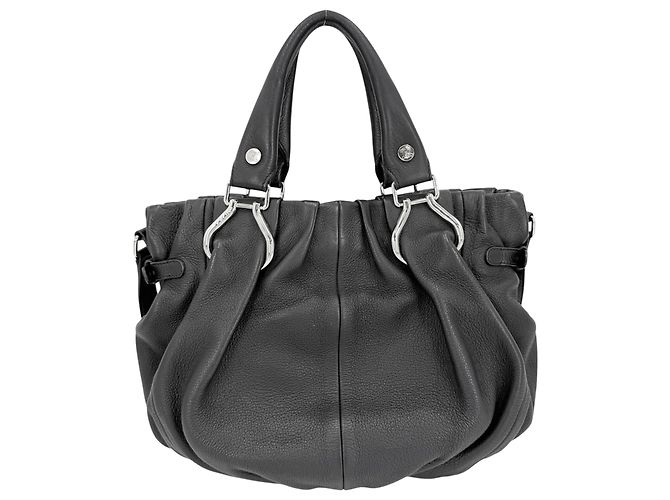 Céline Borsa Pillow da donna Celine Nero Bianco - vista 2