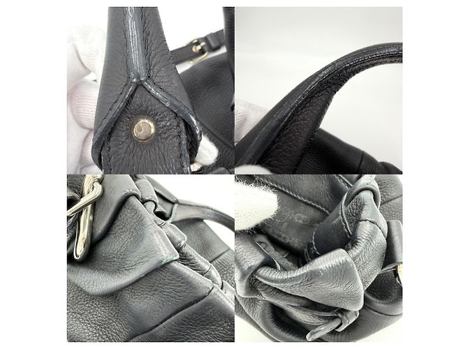 Céline Borsa Pillow da donna Celine Nero Bianco - vista 6