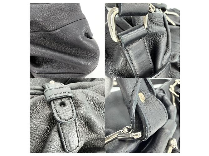 Céline Borsa Pillow da donna Celine Nero Bianco - vista 7