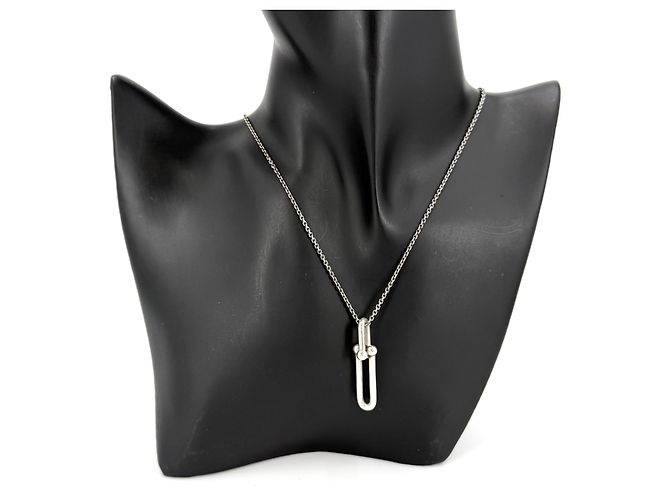 Collana in argento Tiffany & Co. Bianco - vista 2