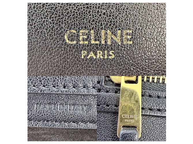 Céline Borsa Celine Little Luggage da donna Nero Bianco - vista 5