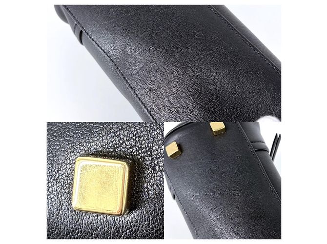 Céline Borsa Celine Little Luggage da donna Nero Bianco - vista 9