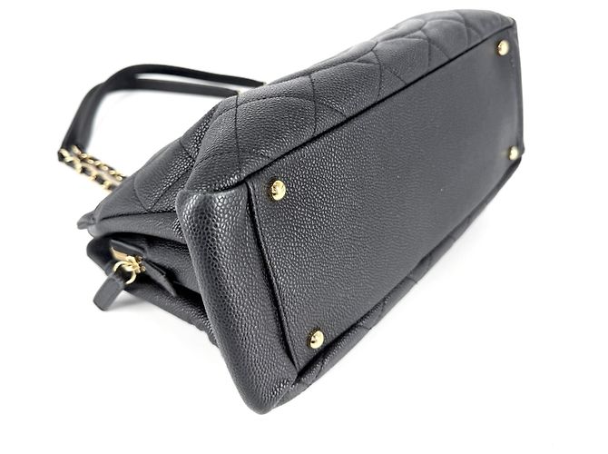 Borsa Tote con catena Matelassé da donna Chanel Nero Bianco - vista 3