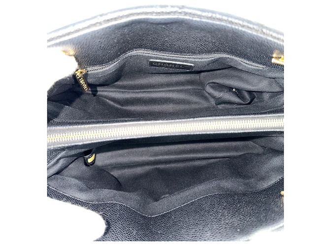 Borsa Tote con catena Matelassé da donna Chanel Nero Bianco - vista 4