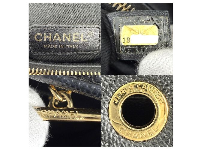 Borsa Tote con catena Matelassé da donna Chanel Nero Bianco - vista 5