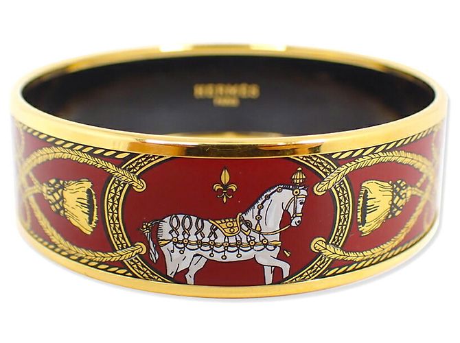 Hermès Bracciale Hermes Enamel GM Horse - vista 2