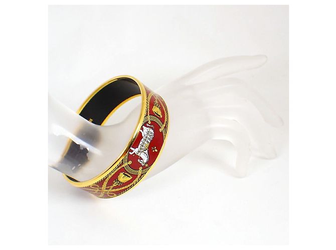 Hermès Bracciale Hermes Enamel GM Horse - vista 3