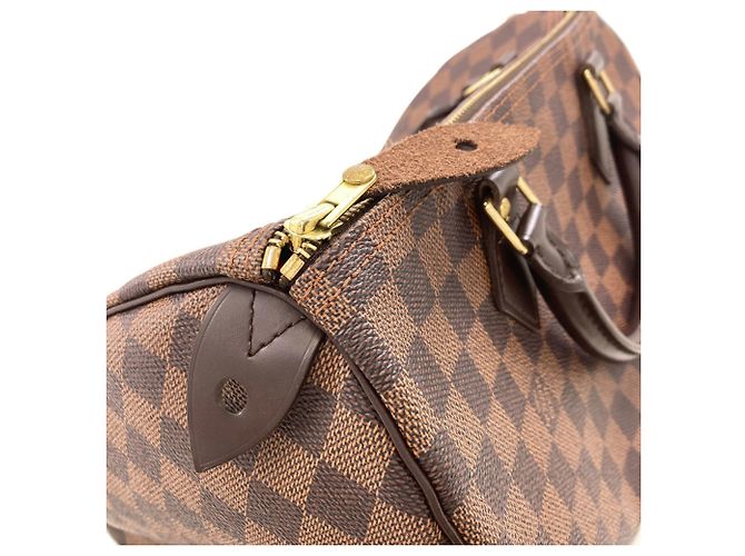 Borsa Louis Vuitton Speedy 30 Damier ebene - vista 13