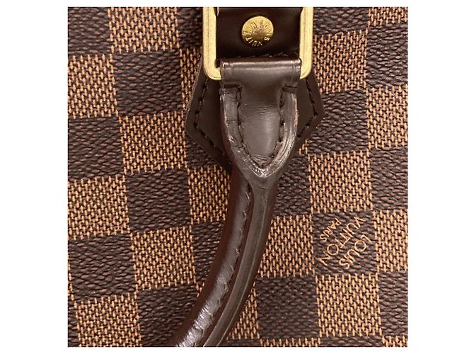 Borsa Louis Vuitton Speedy 30 Damier ebene - vista 14