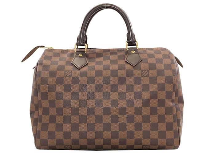 Borsa Louis Vuitton Speedy 30 Damier ebene - vista 2