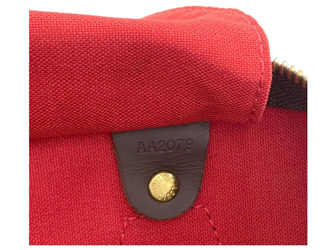 Borsa Louis Vuitton Speedy 30 Damier ebene - vista 7