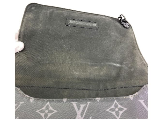 Louis Vuitton M45685 Steamer Messenger Shoulder Bag Nero - vista 11