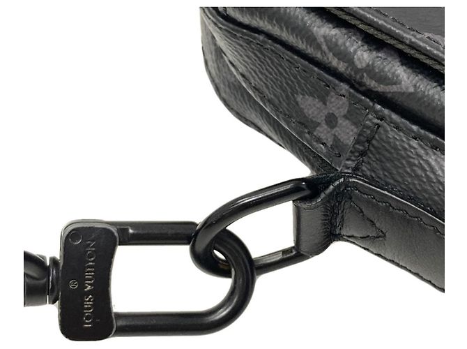 Louis Vuitton M45685 Steamer Messenger Shoulder Bag Nero - vista 15