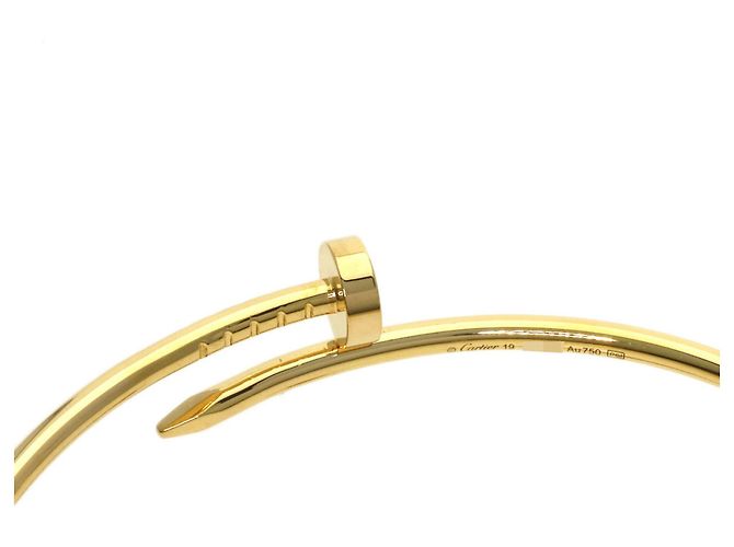 Bracciale Cartier Juste un Clou SM #19 con charm in oro giallo 18K - vista 4