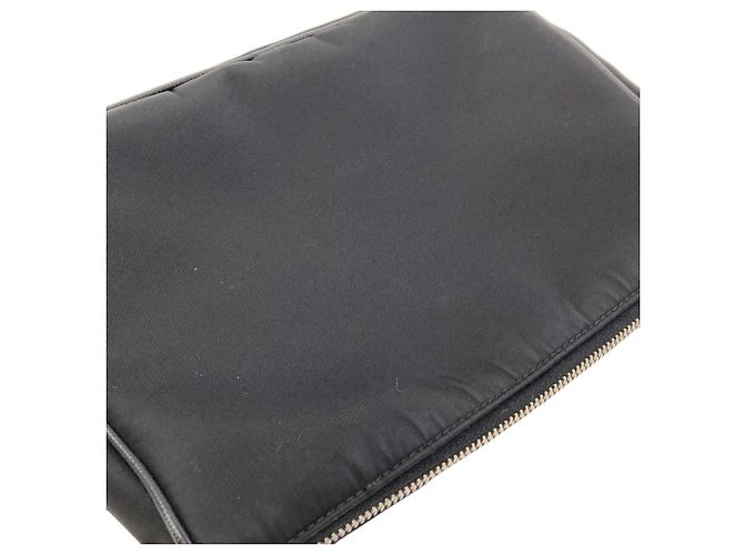 Borsa a tracolla Prada con logo Triangle Nero - vista 12