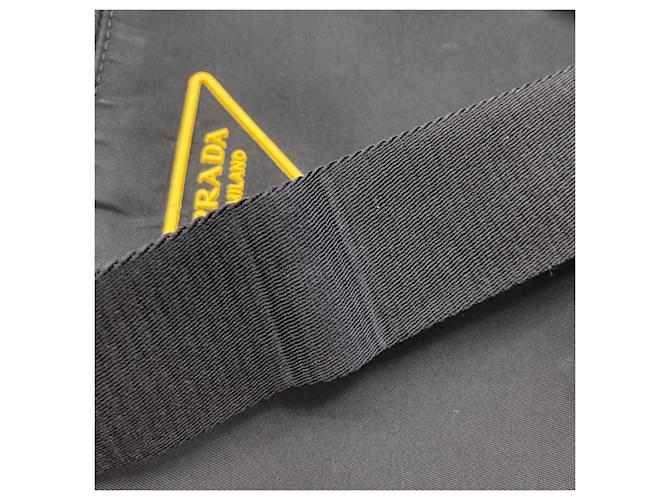 Borsa a tracolla Prada con logo Triangle Nero - vista 14
