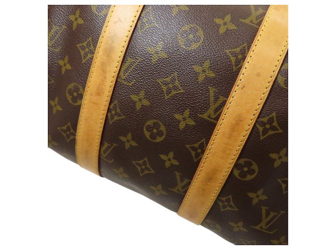 Louis Vuitton Monogram Keepall 45 Bandoulière Boston Bag Monogramma - vista 12