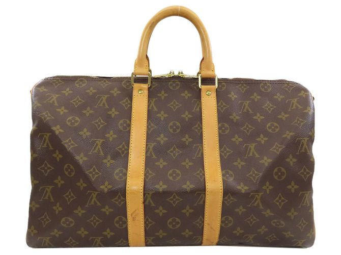 Louis Vuitton Monogram Keepall 45 Bandoulière Boston Bag Monogramma - vista 2