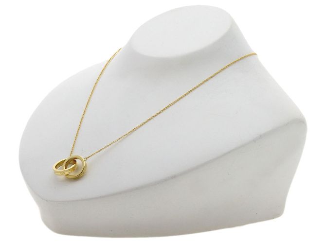 Collana Interlocking di Tiffany & Co. in oro giallo 18K - vista 4