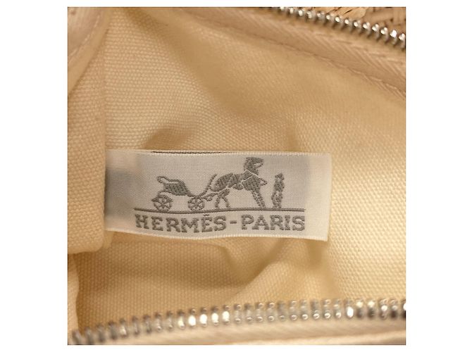 Hermès Borsa Tote Hermes Bora PM Beige - vista 6