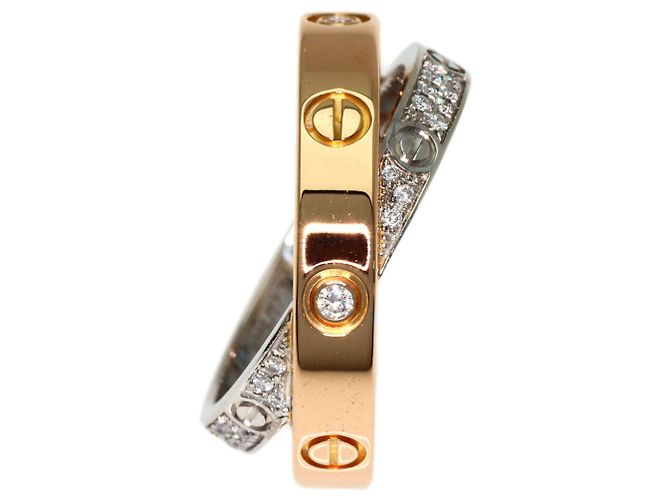 Cartier B-Love Full Pave Diamantring - Ansicht 3