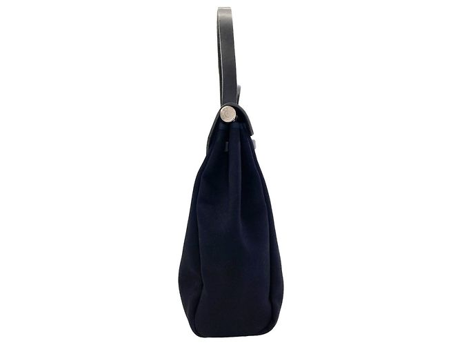 Hermès Borsa Hermes Herbag MM Nero - vista 3