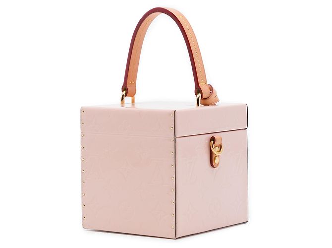 Bolsa Vanity Box Bleecker Louis Vuitton Monogram Vernis Rosa - vista 2