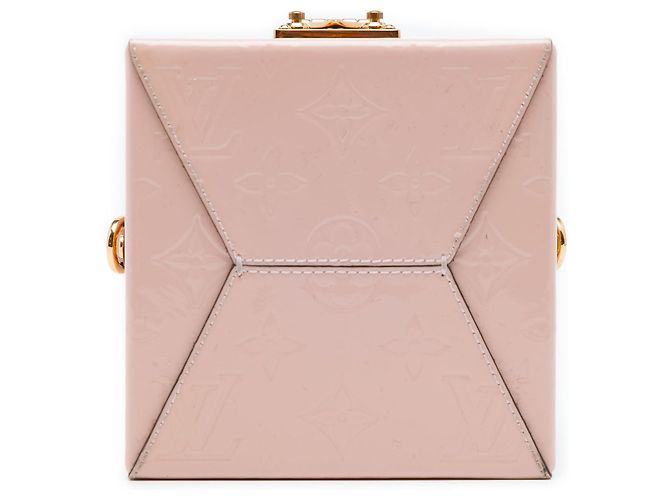 Bolsa Vanity Box Bleecker Louis Vuitton Monogram Vernis Rosa - vista 3