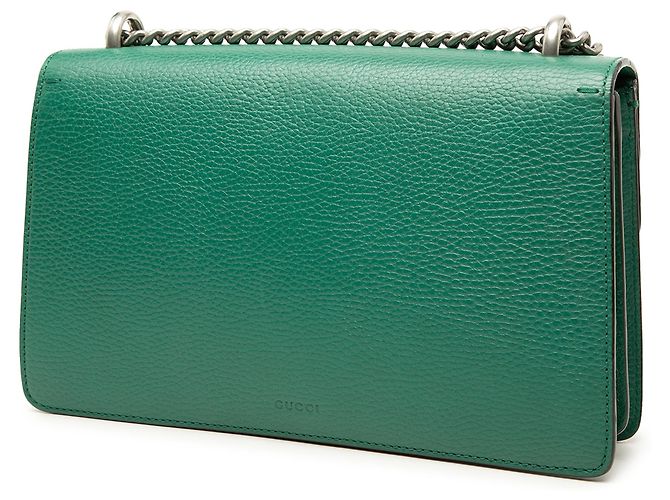 Borsa a tracolla Dionysus in pelle verde Medium Gucci - vista 2