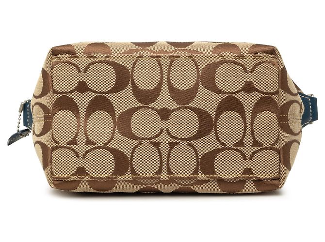 Coach Brown Mini Signature Canvas Hobo Marrone Marrone chiaro - vista 3