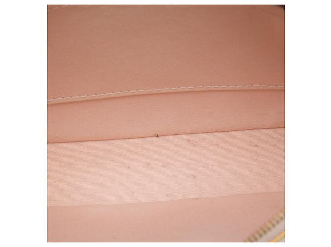 Louis Vuitton Beige Monogram Vernis Pochette Accessoires - vista 4