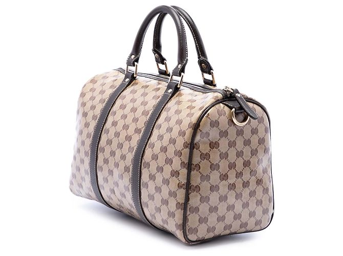 Borsa Boston Gucci Beige Medium GG Crystal Joy - vista 2