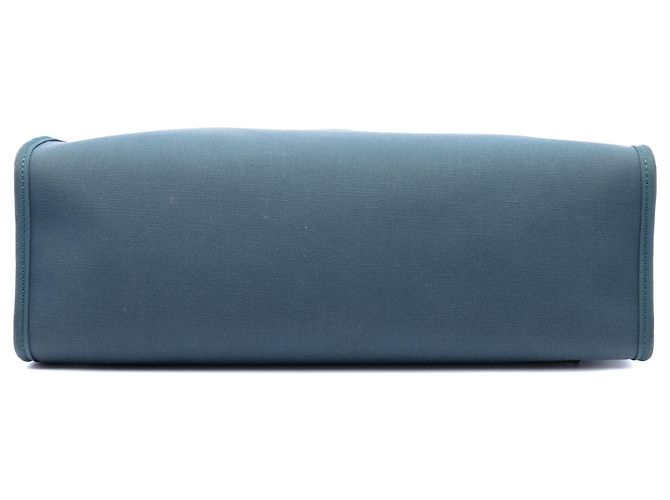 Hermès Blue Toile Herbag Zip 31 - vista 3