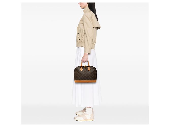 Louis Vuitton Brown Monogram Alma PM Marrone - vista 6