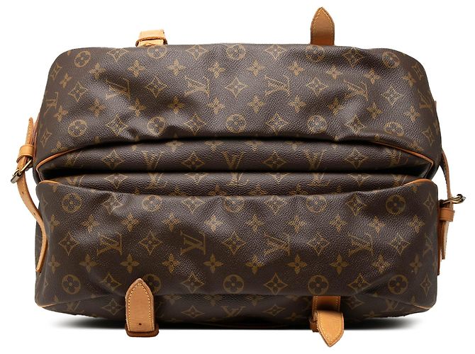 Louis Vuitton Brown Monogram Saumur 43 Marrone - vista 3