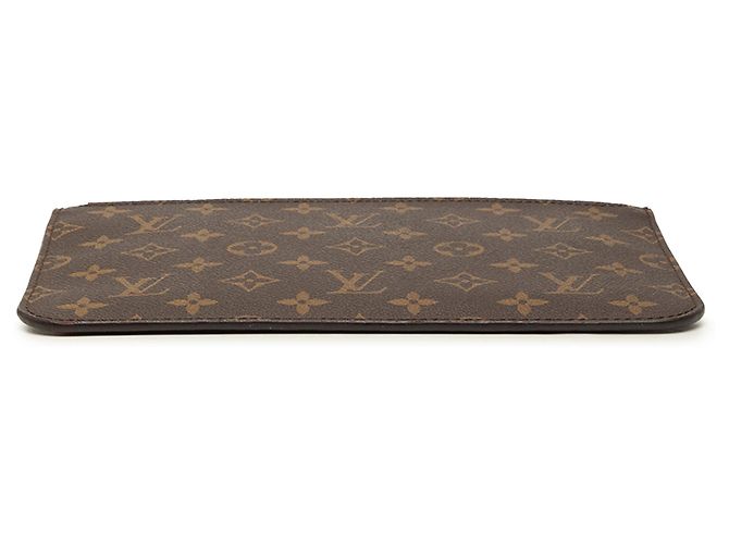 Pouch Louis Vuitton Brown Monogram Neverfull MM Marrone - vista 3