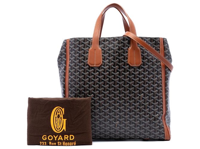 Goyard Black Goyardine Voltaire Nero - vista 7