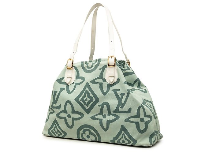 Louis Vuitton Green Monogram Tahitienne Cabas GM Verde - vista 2