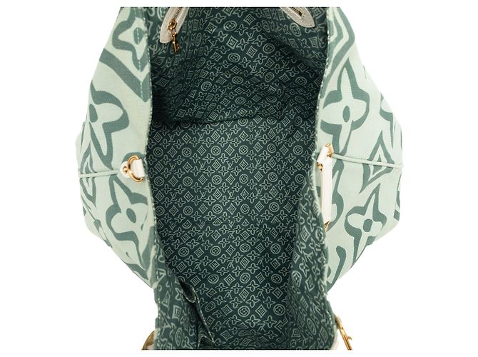 Louis Vuitton Green Monogram Tahitienne Cabas GM Verde - vista 4