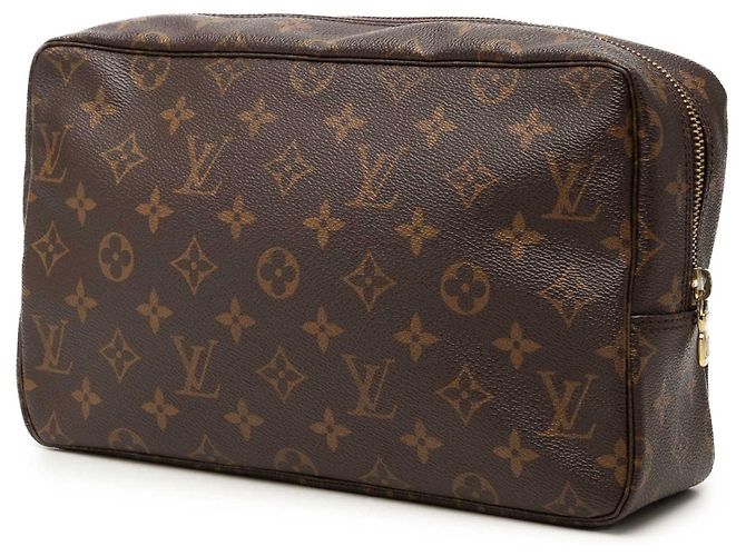 Louis Vuitton Brown Monogram Trousse Toilette 28 Marrone - vista 2