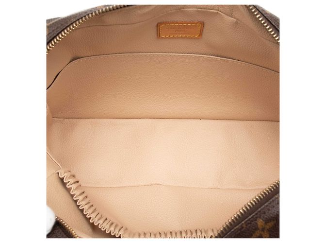 Louis Vuitton Brown Monogram Trousse Toilette 28 Marrone - vista 4