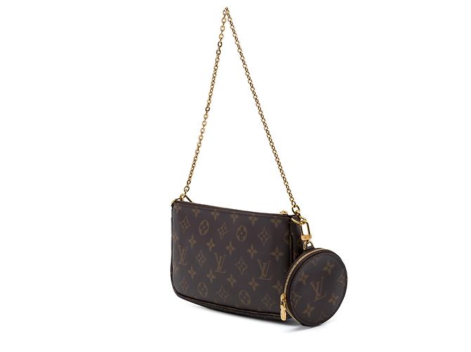Louis Vuitton Brown Monogram Multi Pochette Accessoires Marrone - vista 2
