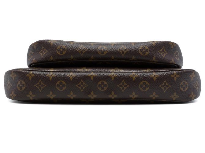 Louis Vuitton Brown Monogram Multi Pochette Accessoires Marrone - vista 3