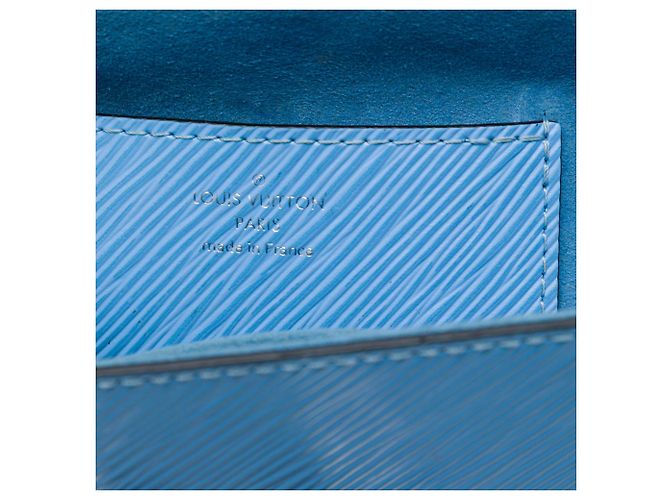 Louis Vuitton Blue Epi Early Bird Twist MM Blu chiaro - vista 5