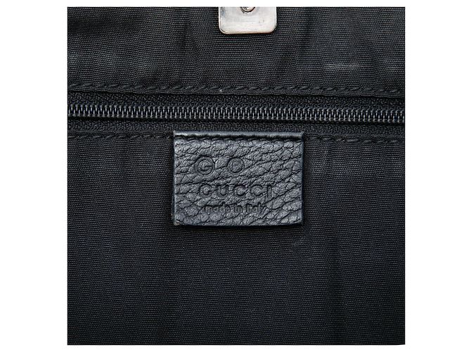 Gucci Abbey Shopper aus GG-Nylon in Schwarz mit D-Ring - Ansicht 5
