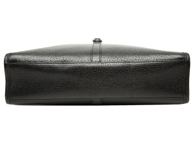 Bolsa Jackie Gucci em couro de bezerro grão preto - vista 3
